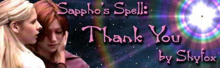 Sappho's Spell: Thank You -- by Shyfox